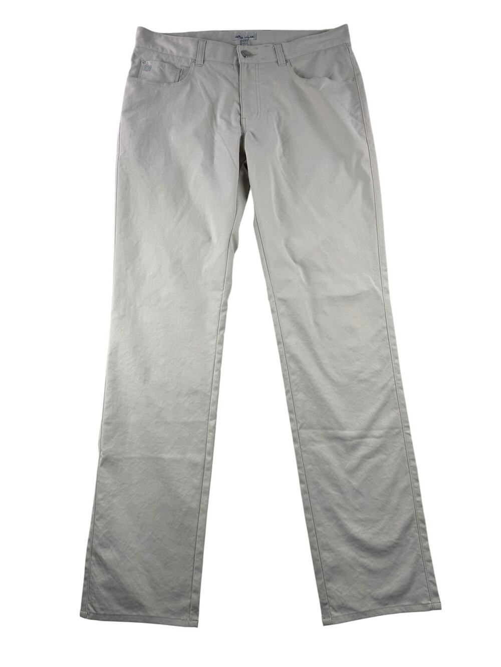 Peter Millar Pants 34x34 Beige Chino Slacks Business Casual Golf Trousers Preppy